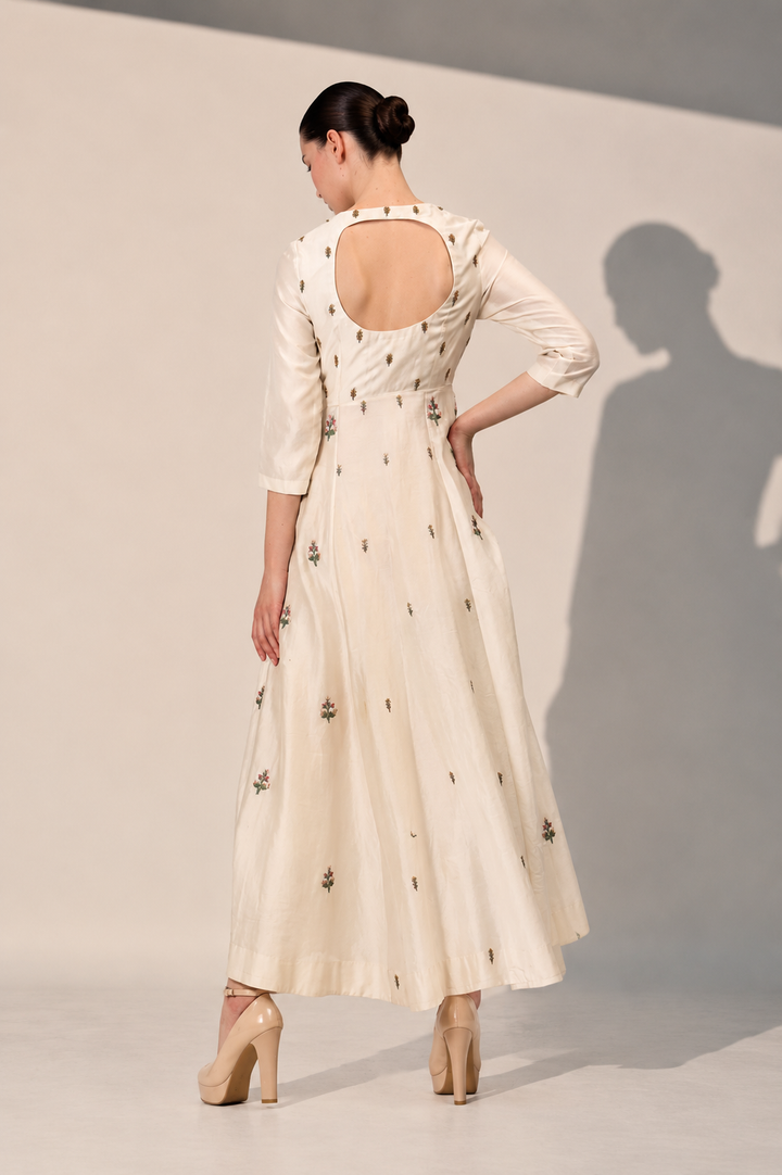 Paneled Embroidered Kurta