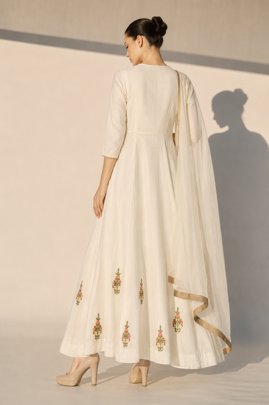 Embroidered Angarakha Kurta