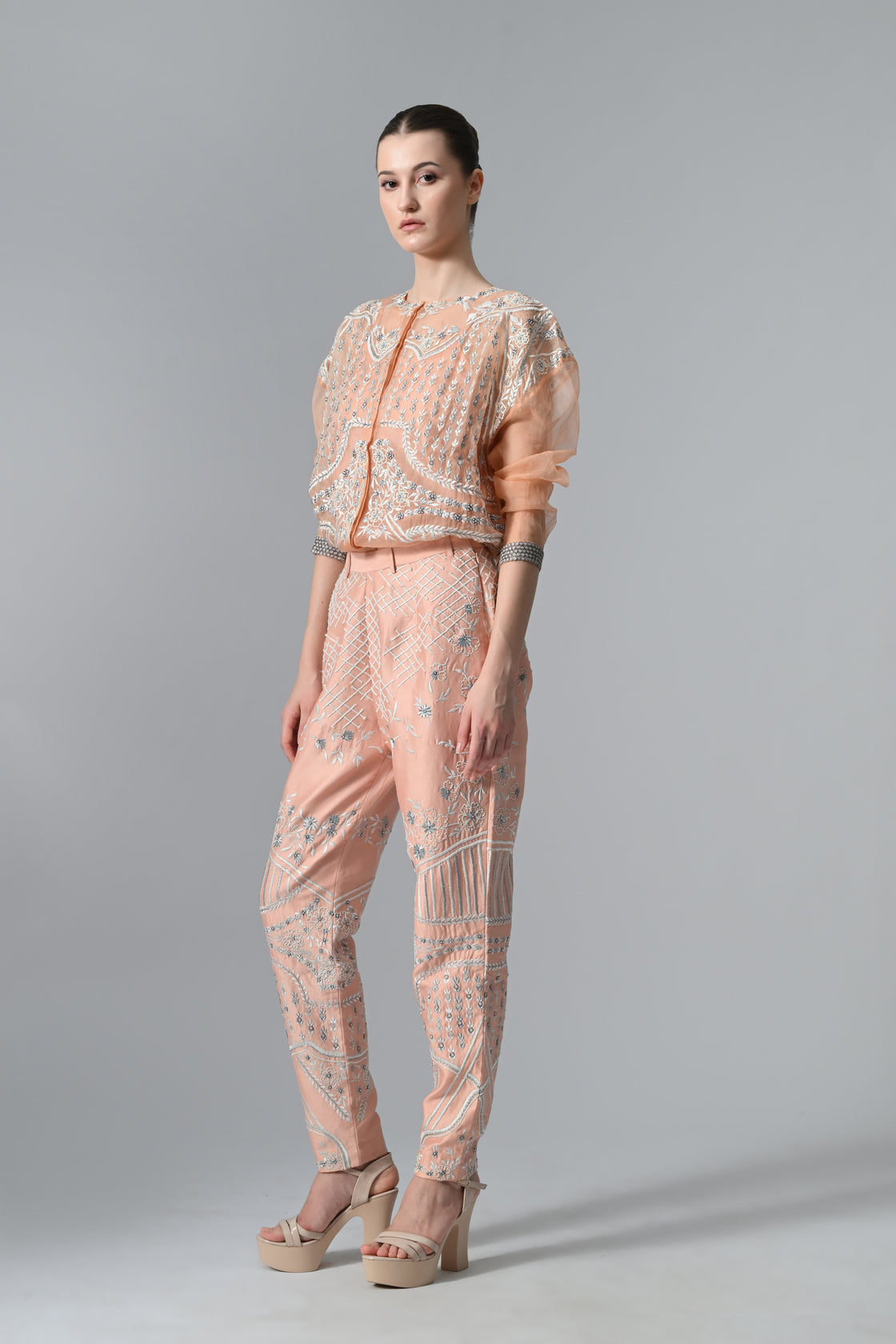 Embroidered Top & Pants