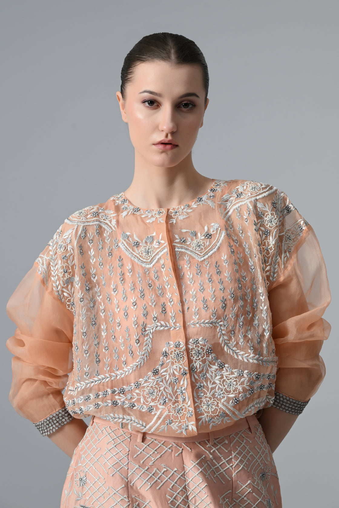 Embroidered Top & Pants