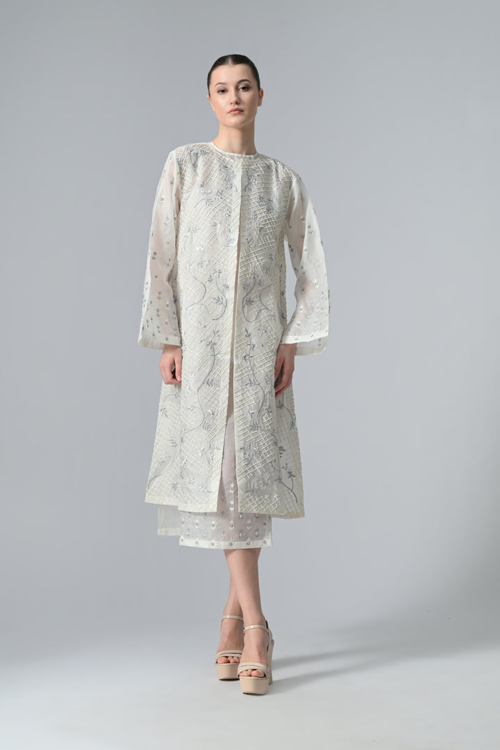 Embroidered Dress &amp; Jacket