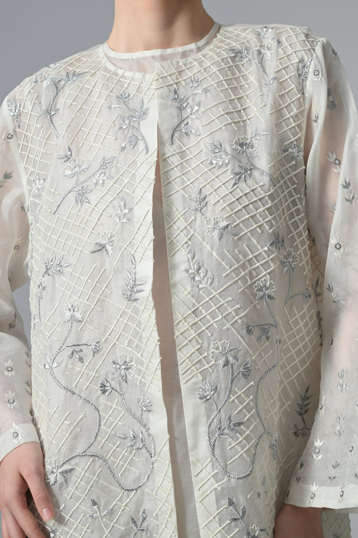 Embroidered Dress &amp; Jacket