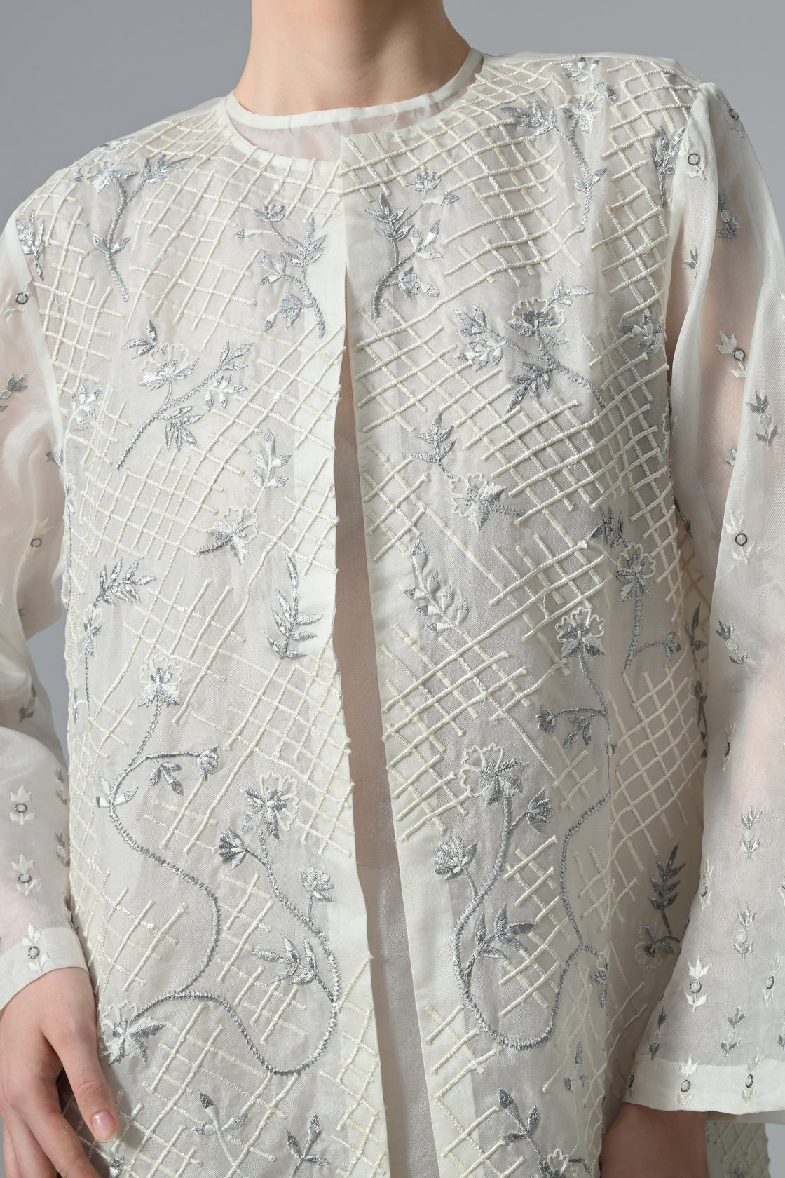 Embroidered Dress & Jacket