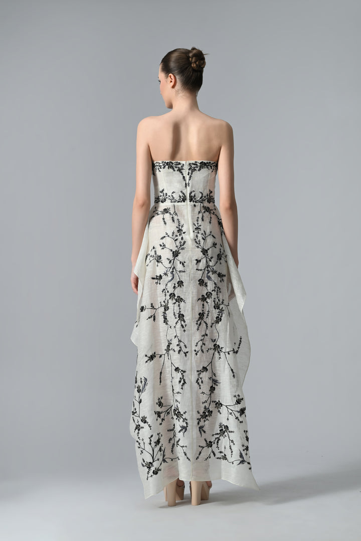 Bustier Asymmetric Dress