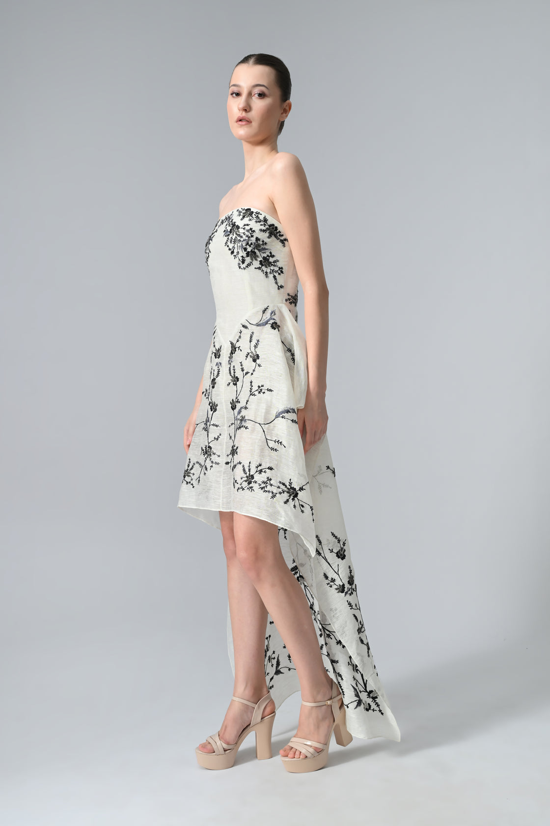 Bustier Asymmetric Dress