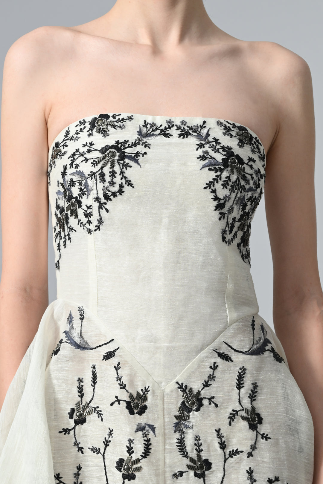 Bustier Asymmetric Dress
