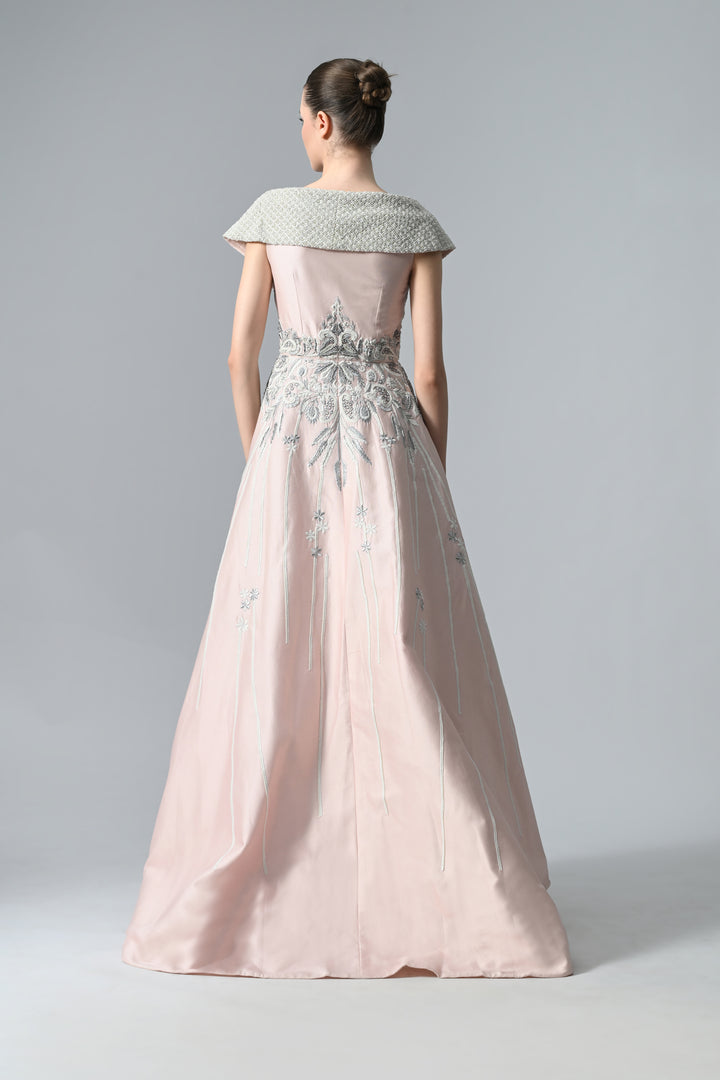 Bustier Front-Opening Gown