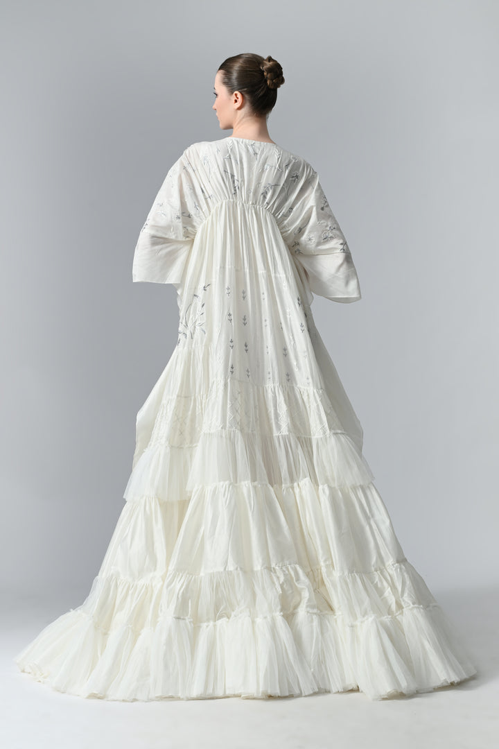 Tier Embroidered Kaftan