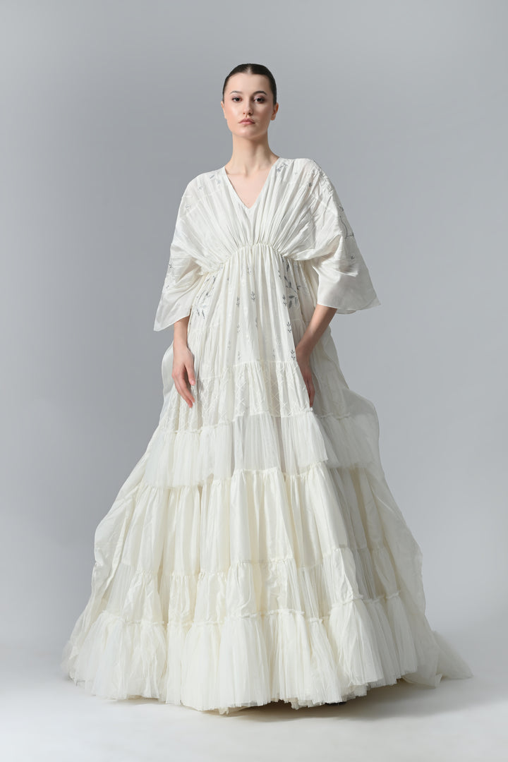 Tier Embroidered Kaftan