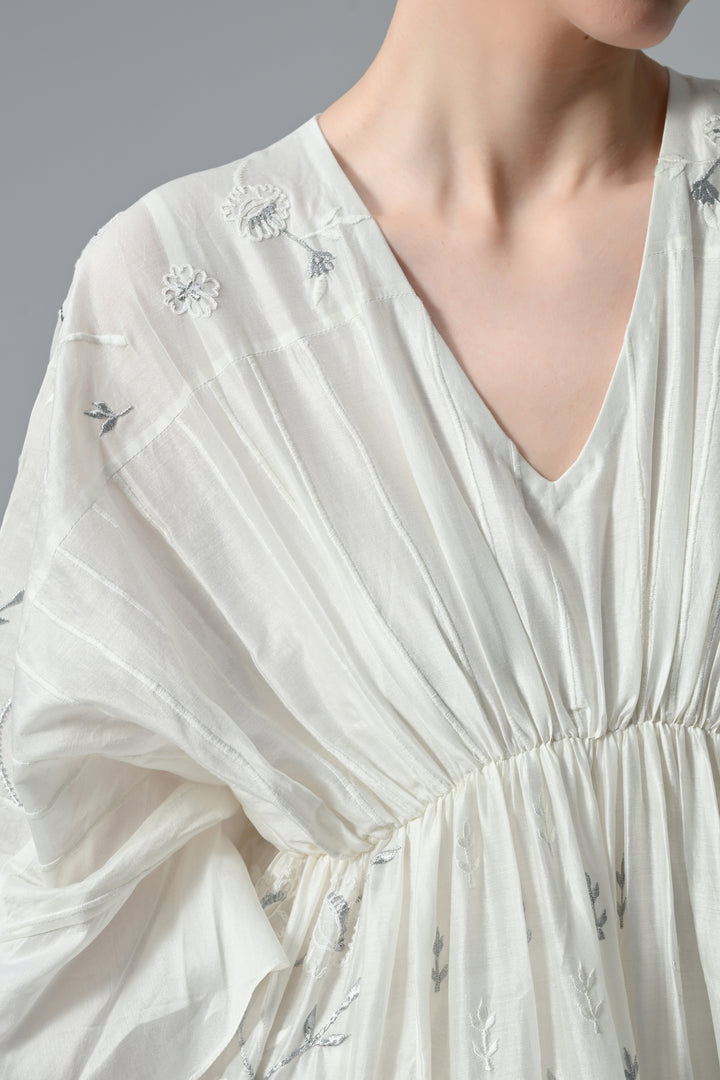 Tier Embroidered Kaftan
