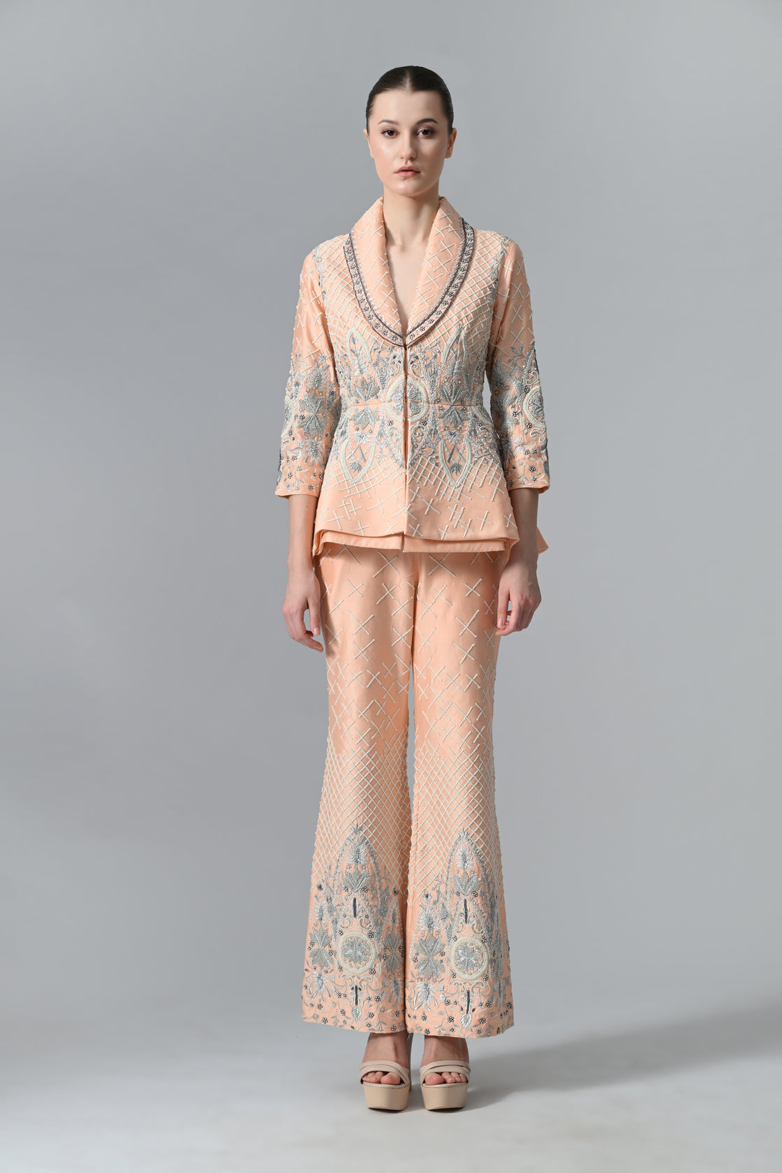 Embroidered Pantsuit