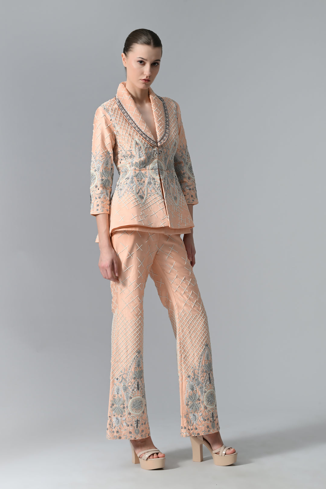 Embroidered Pantsuit
