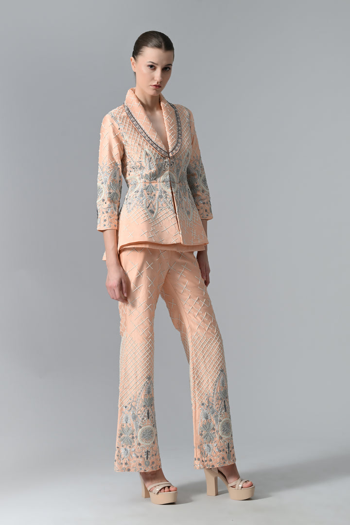 Embroidered Pantsuit
