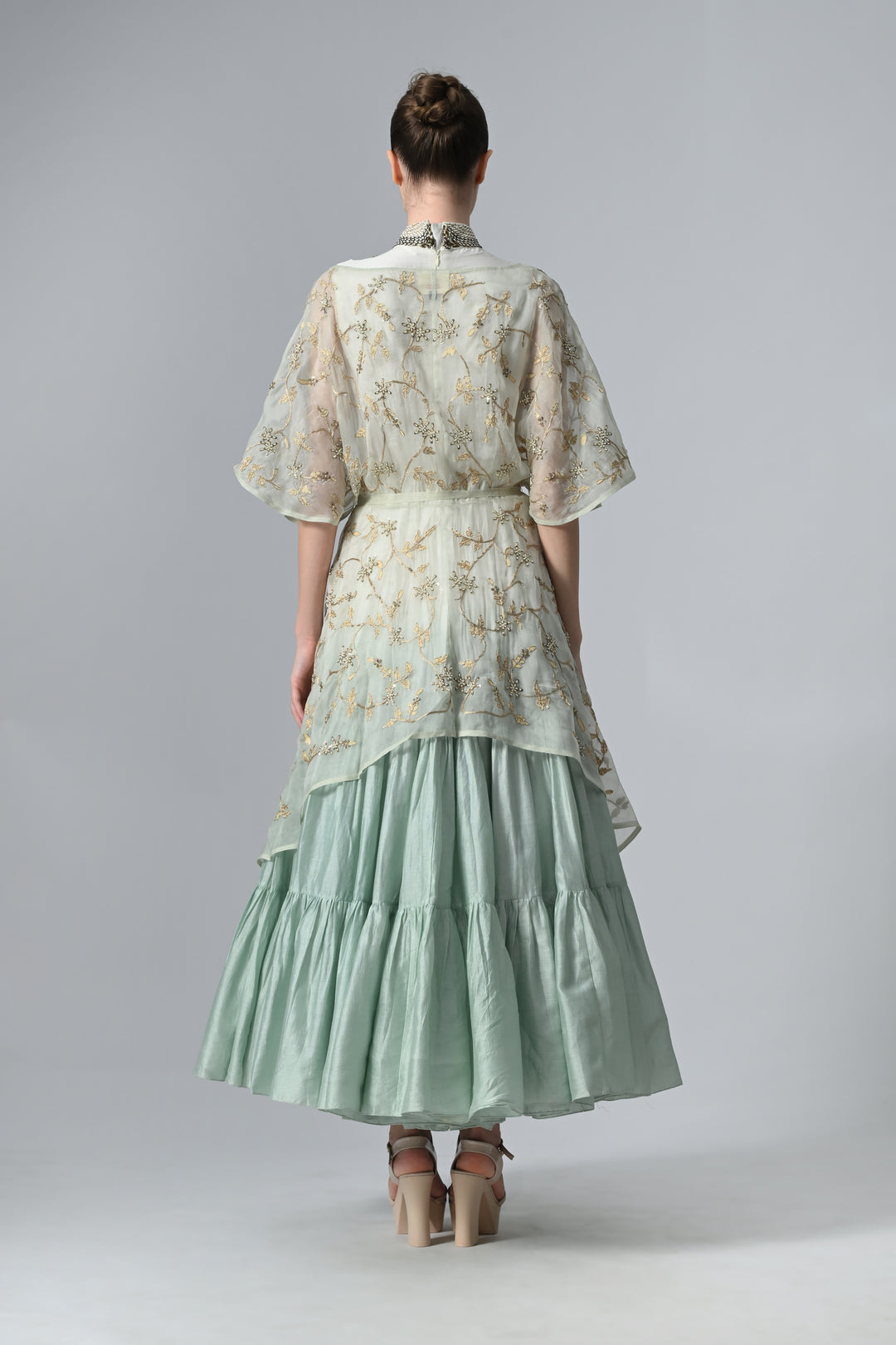 Tiered Gown &amp; Jacket