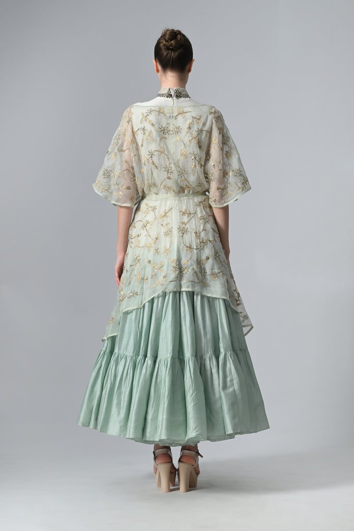Tiered Gown &amp; Jacket