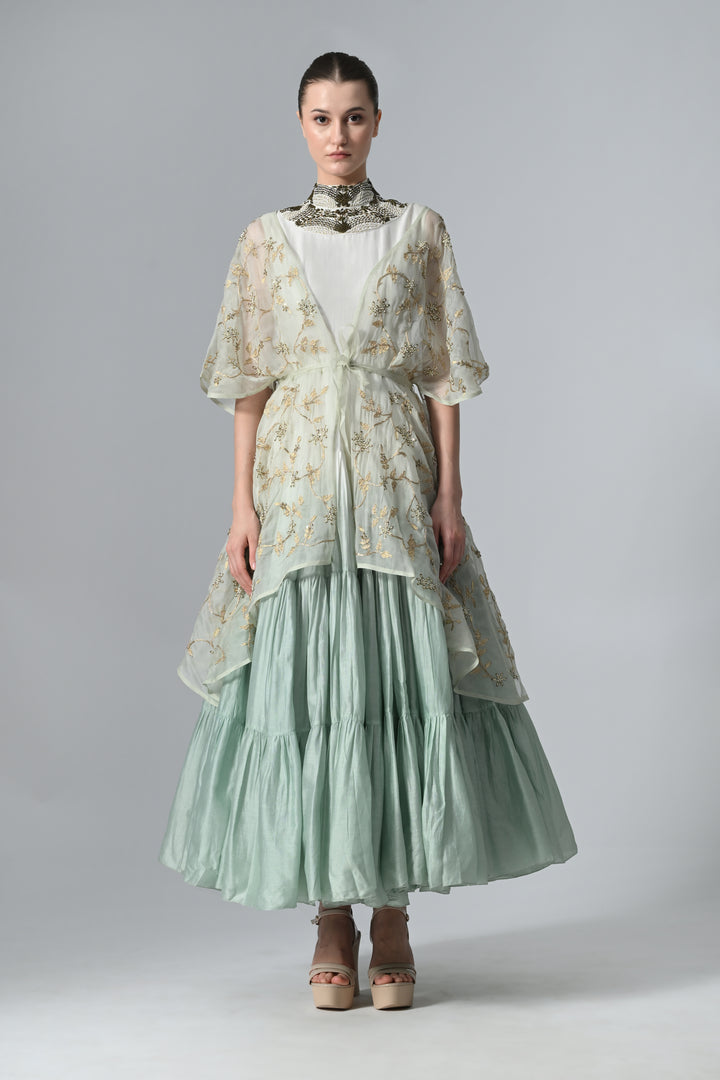 Tiered Gown &amp; Jacket