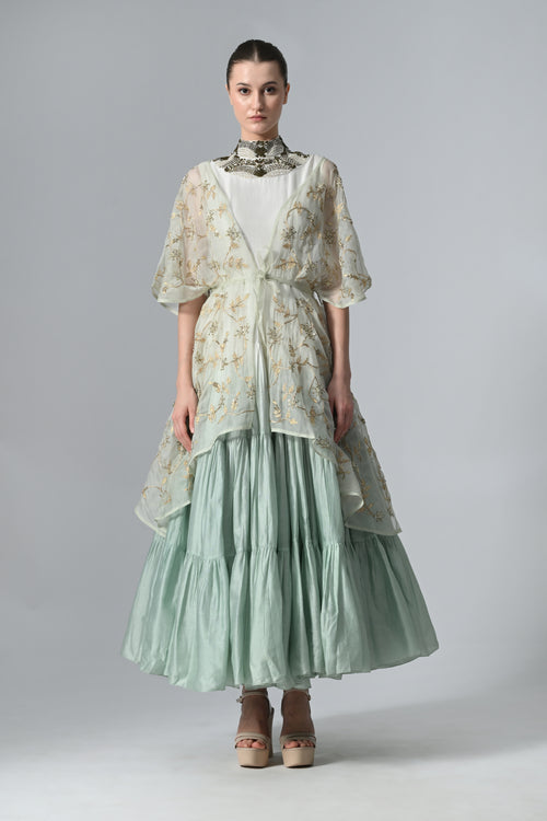 Tiered Gown & Jacket