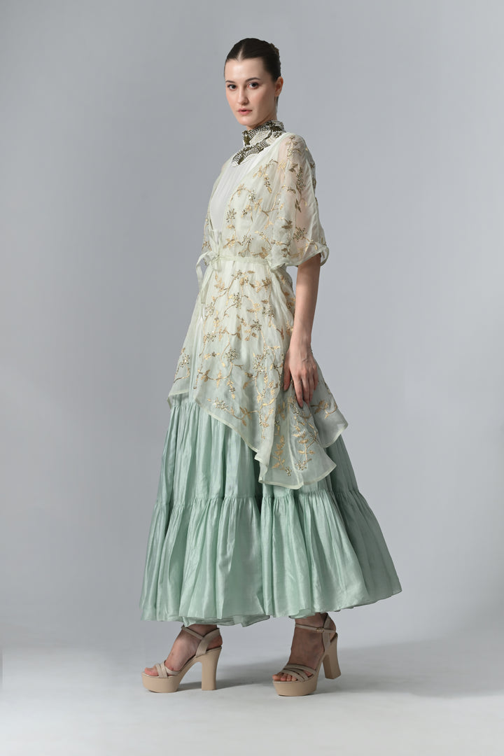 Tiered Gown &amp; Jacket