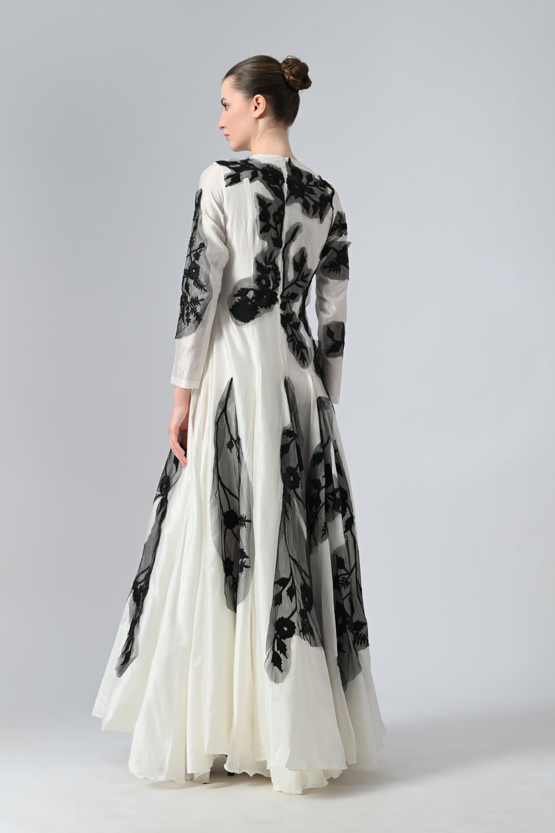 Patch-Worked Long Dress