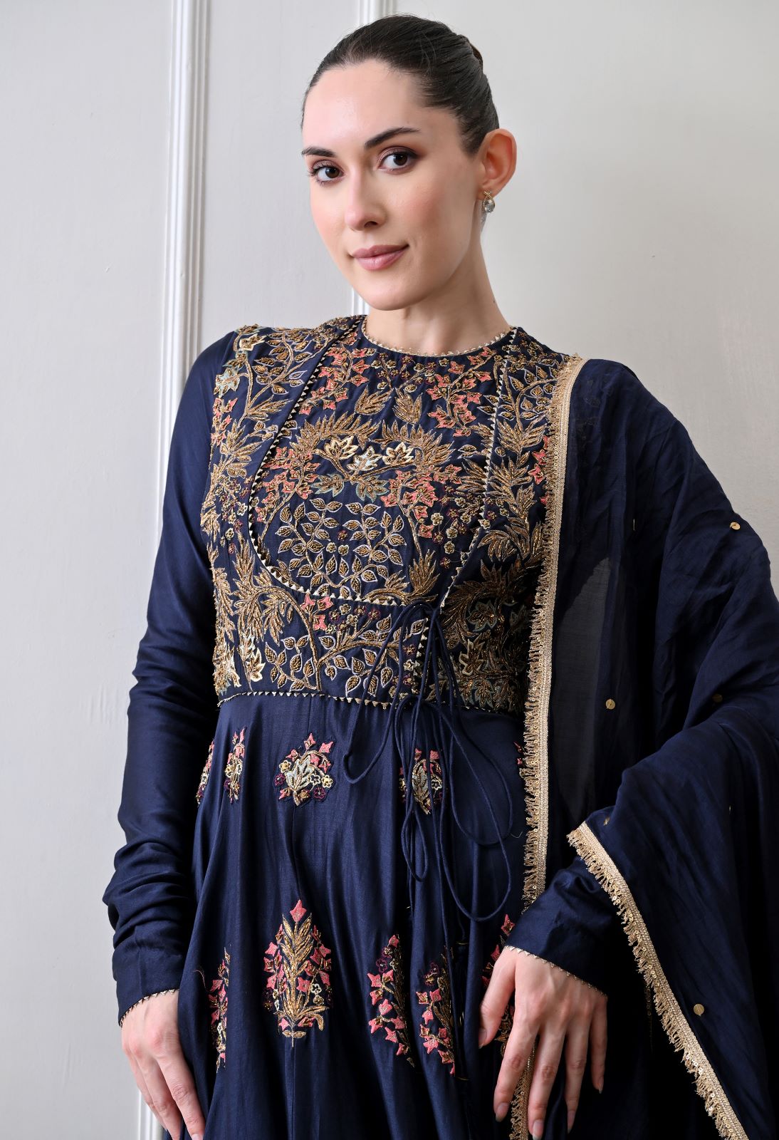 Royal Blue Anarkali