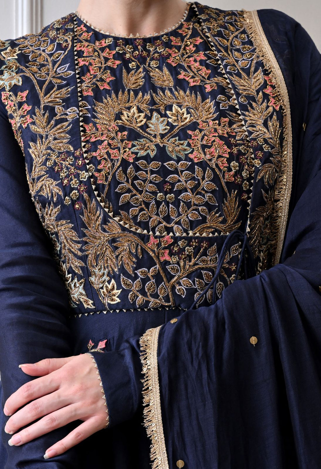 Royal Blue Anarkali