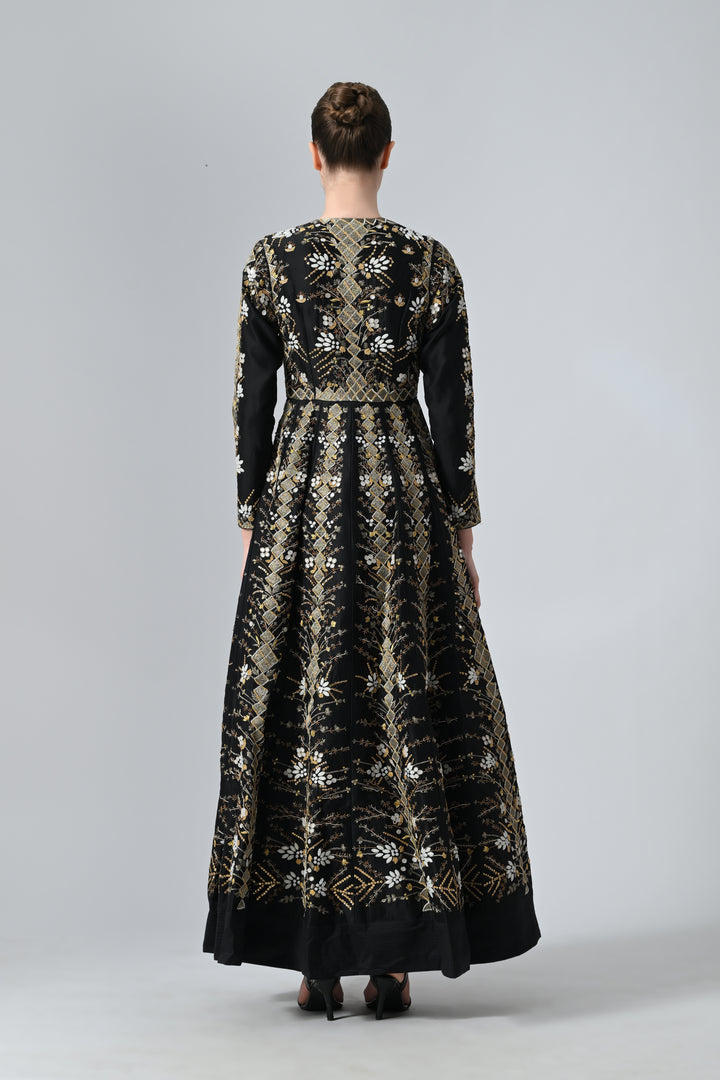 Paneled Gown