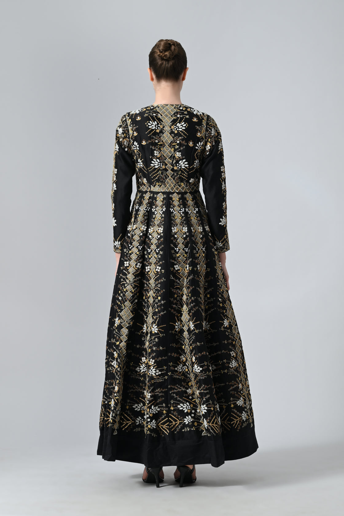 Paneled Gown