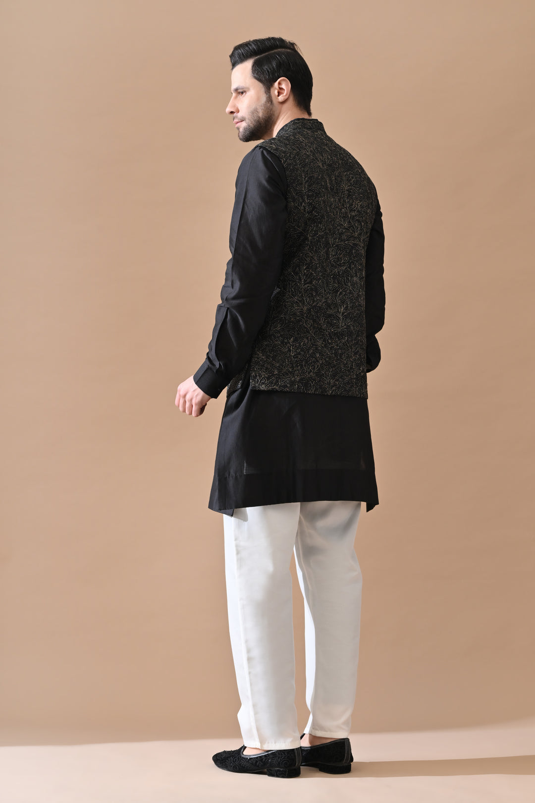 Waistcoat With Kurta Set
