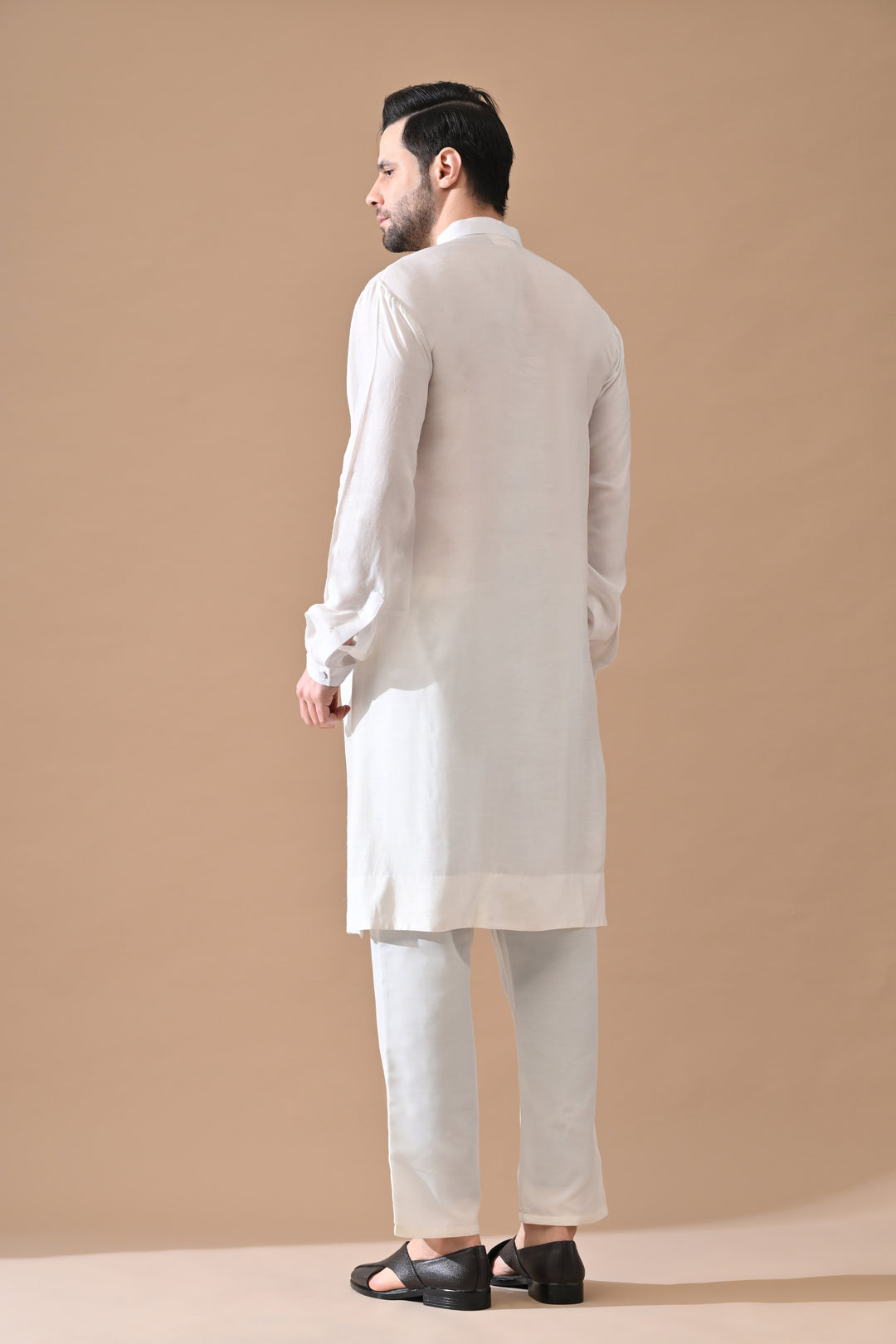 Ivory Royal Embroidered Kurta