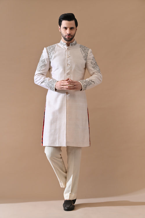 Ivory Royal Threadwork Sherwani