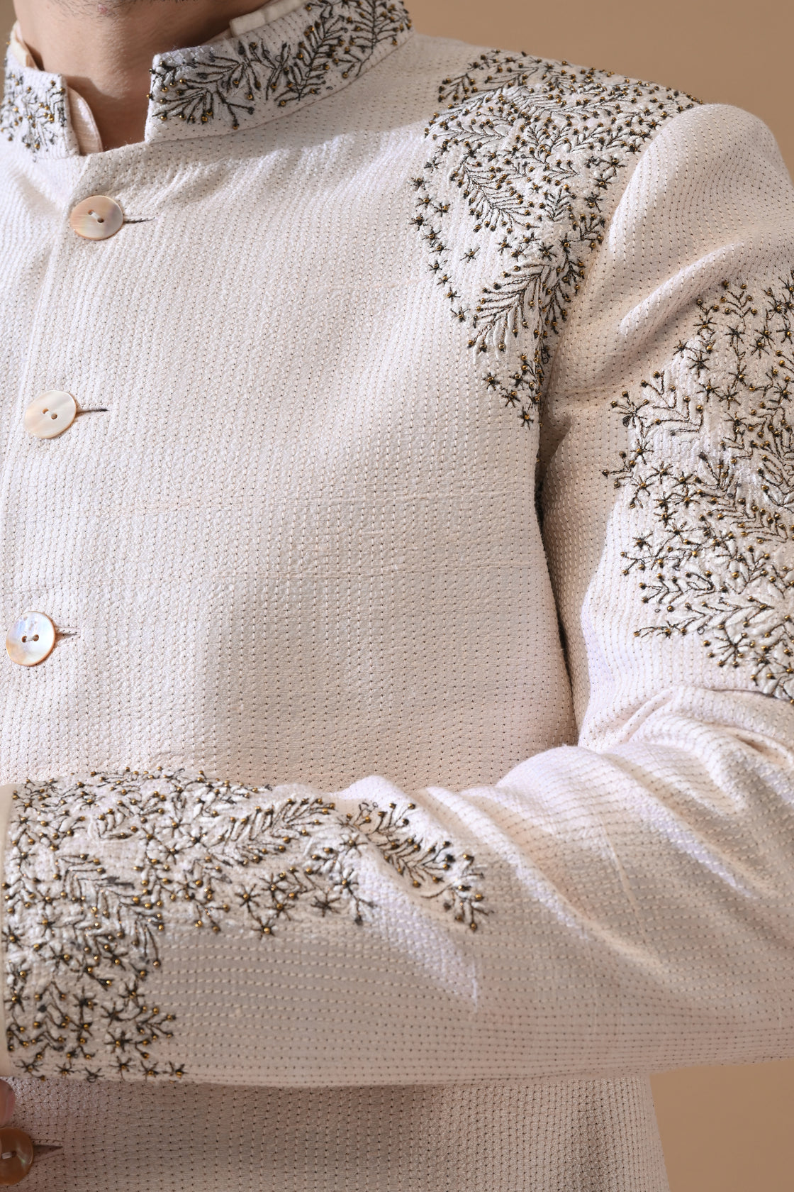 Ivory Royal Threadwork Sherwani