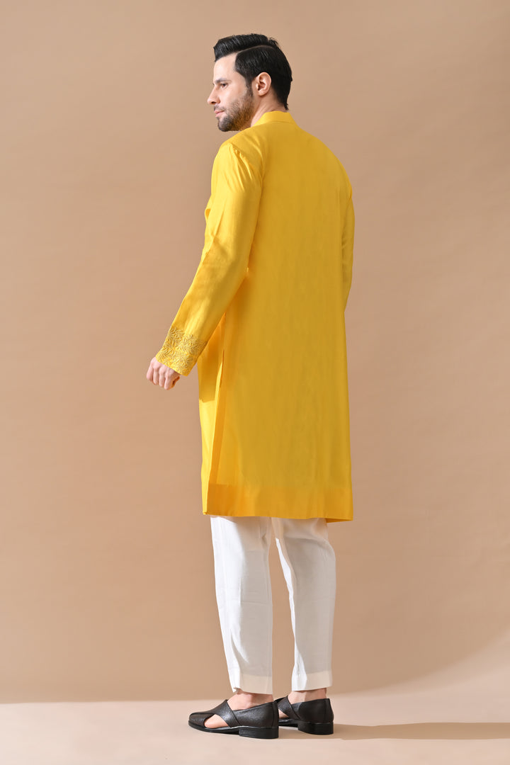 Sunshine Yellow Classic Kurta