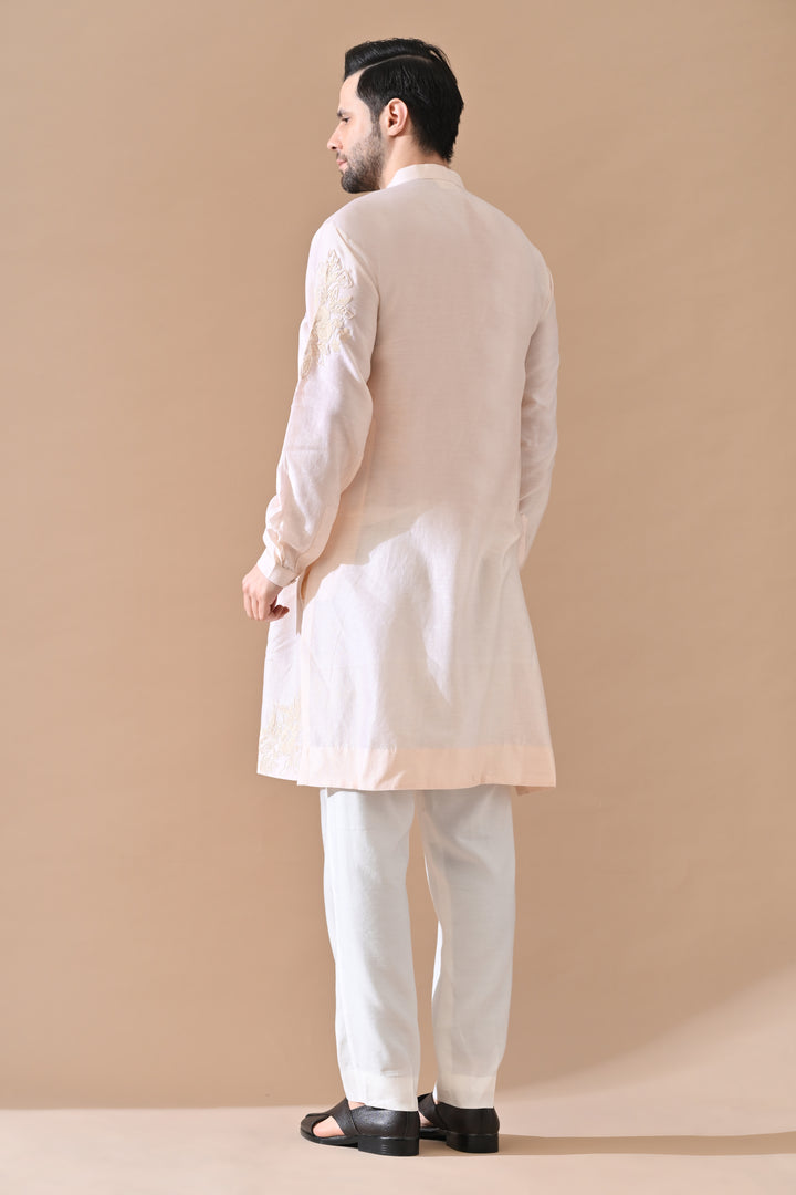 Darbar Soft Pink Embroidered Kurta