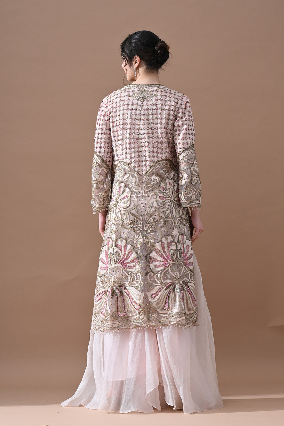 Ivory Blush Floral Suit Set
