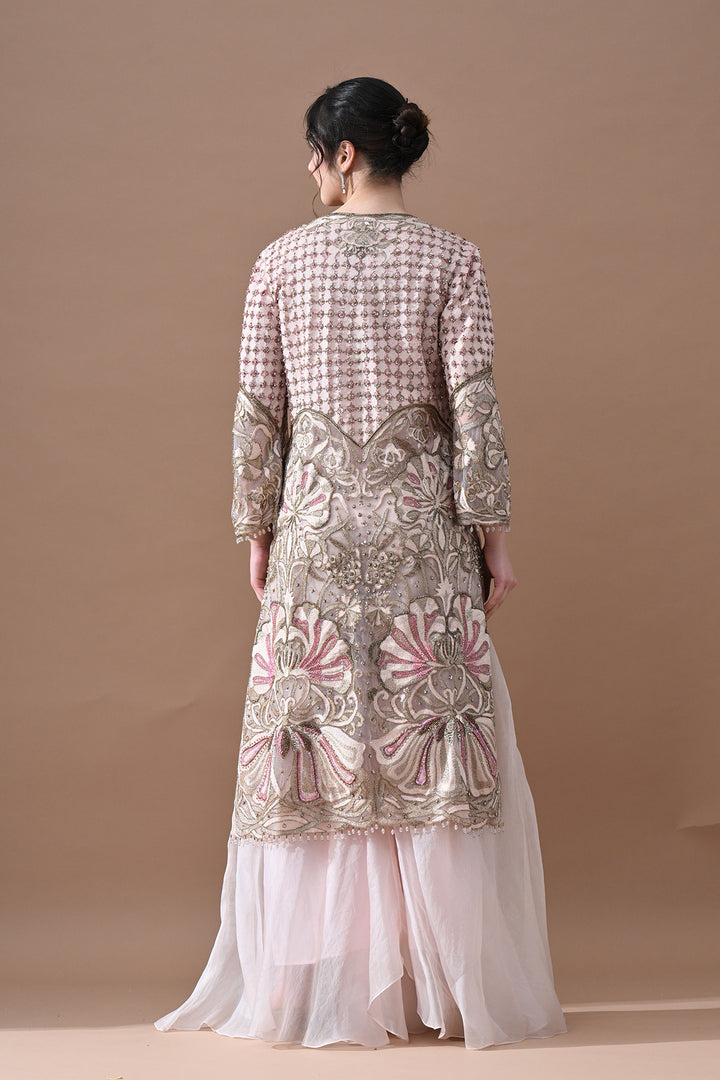Ivory Blush Floral Suit Set
