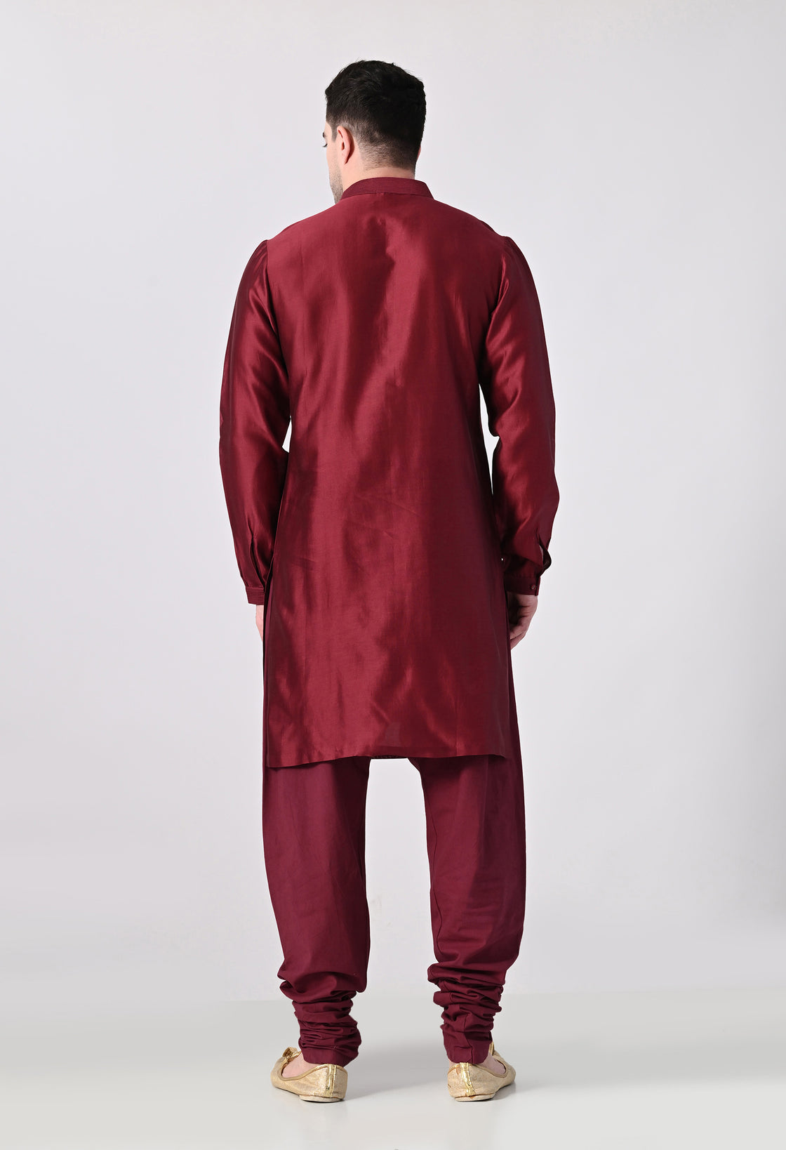 Classic Maroon Waistcoat Set