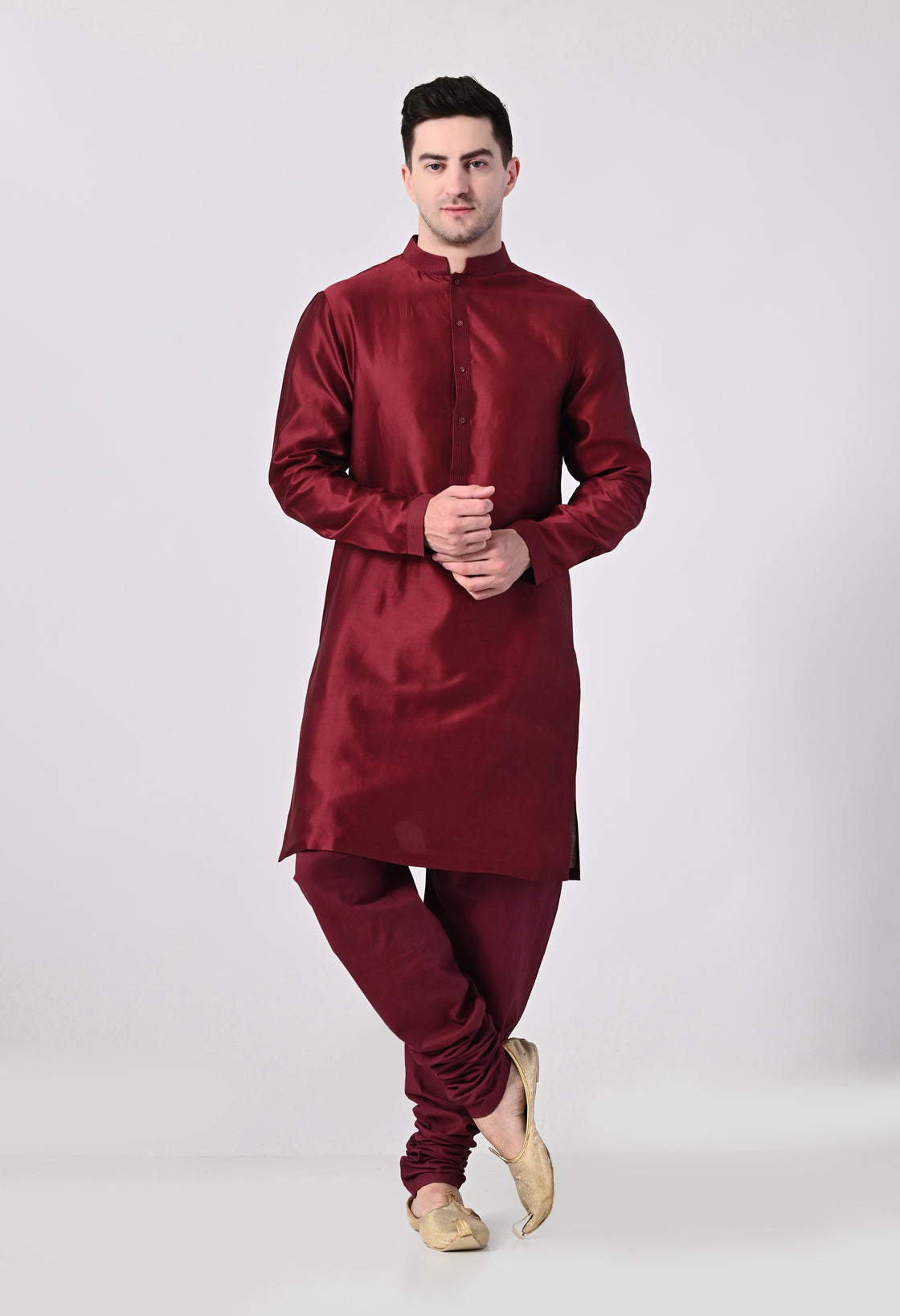 Classic Maroon Waistcoat Set