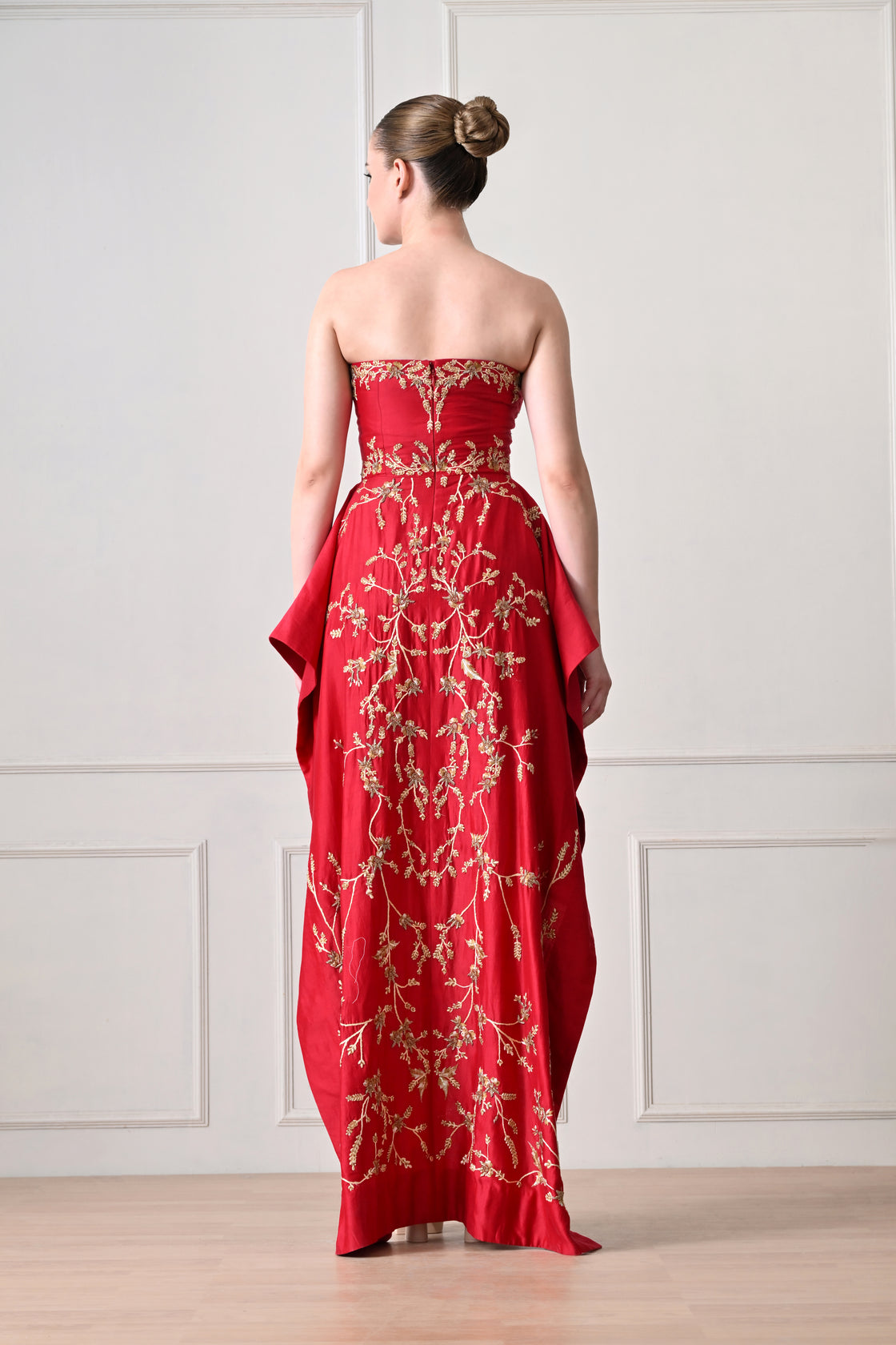 Red Muse Embroidered Dress