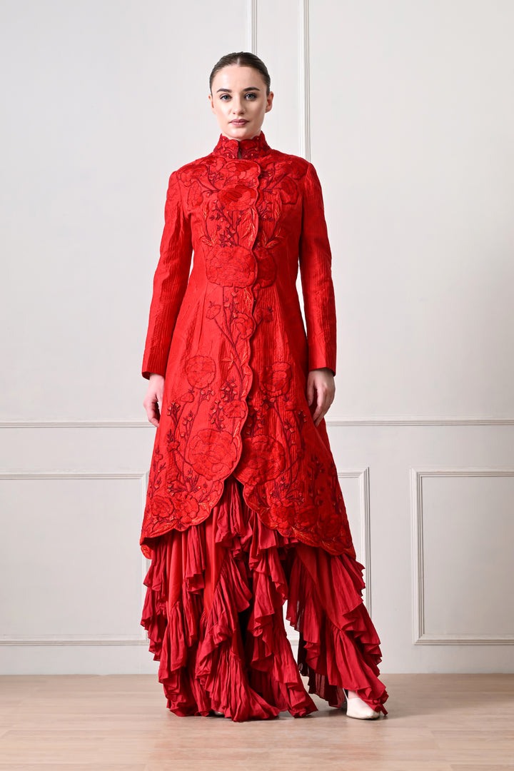 Radiant Red Jacket Set