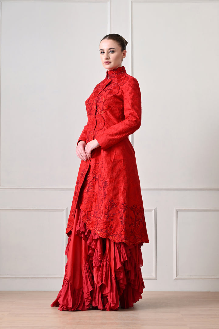 Radiant Red Jacket Set