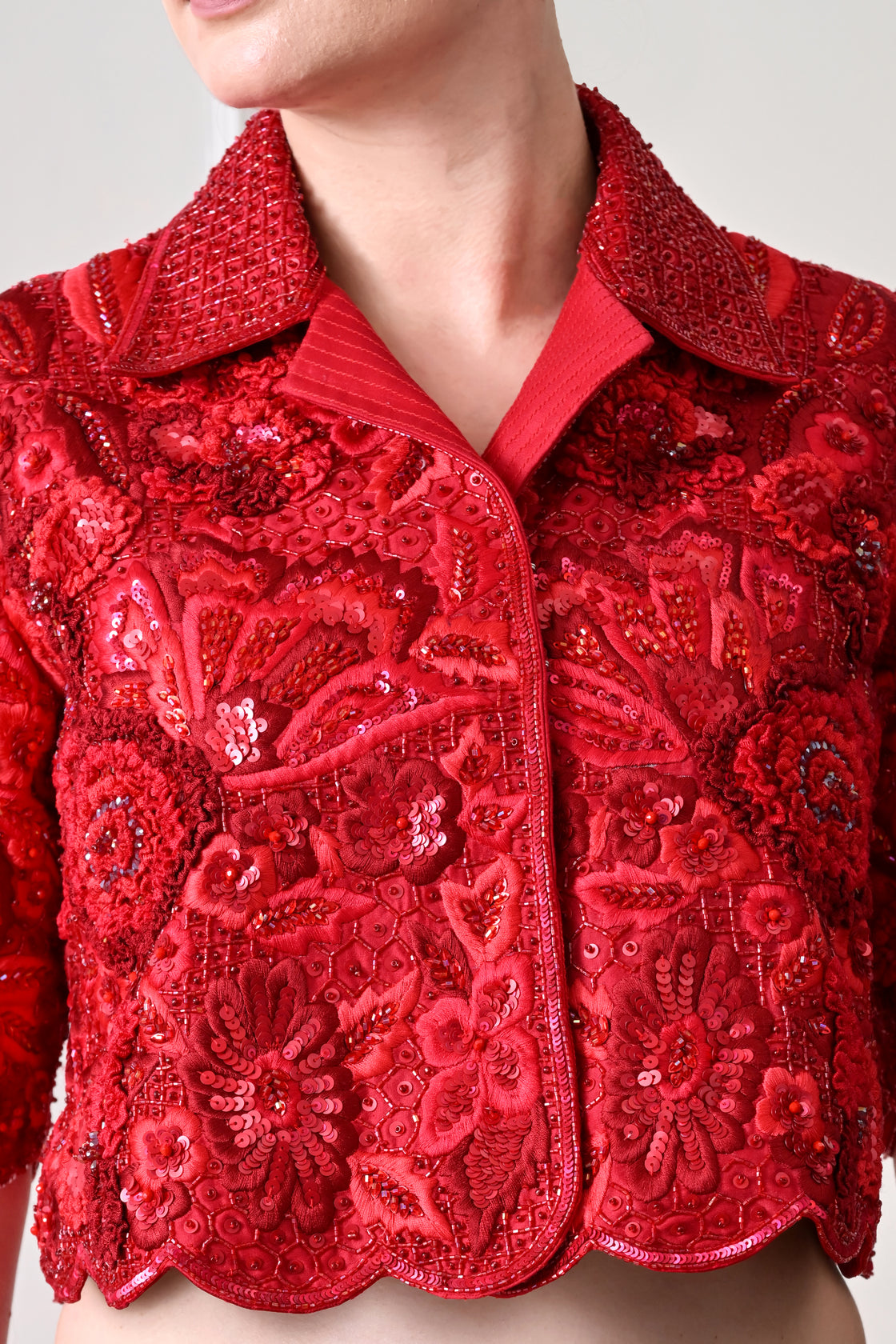 Red Solace Lehenga Set