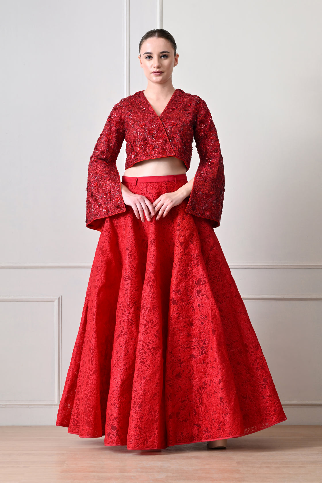 Royal Red Lehenga Set
