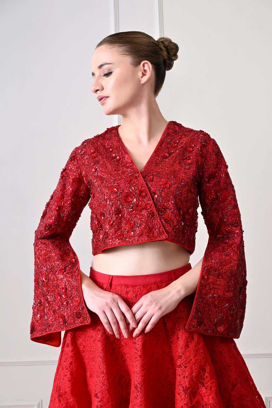 Royal Red Lehenga Set