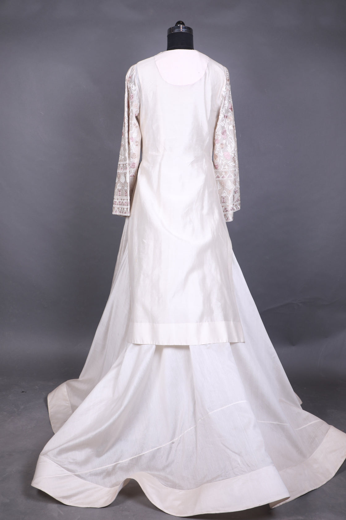 Ivory Embroidered Indo‑Western Dresses