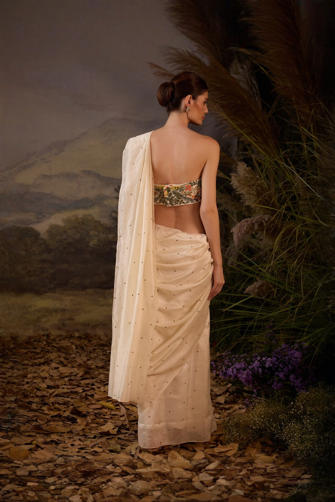 Embroidered Jacket With & Bustier