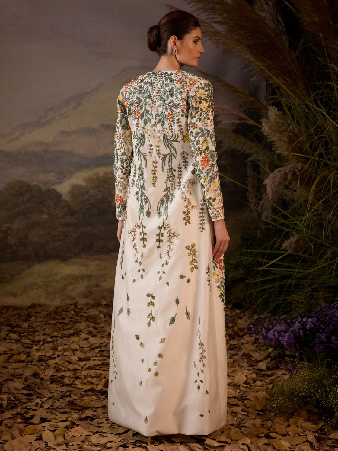 Embroidered Jacket with & Bustier