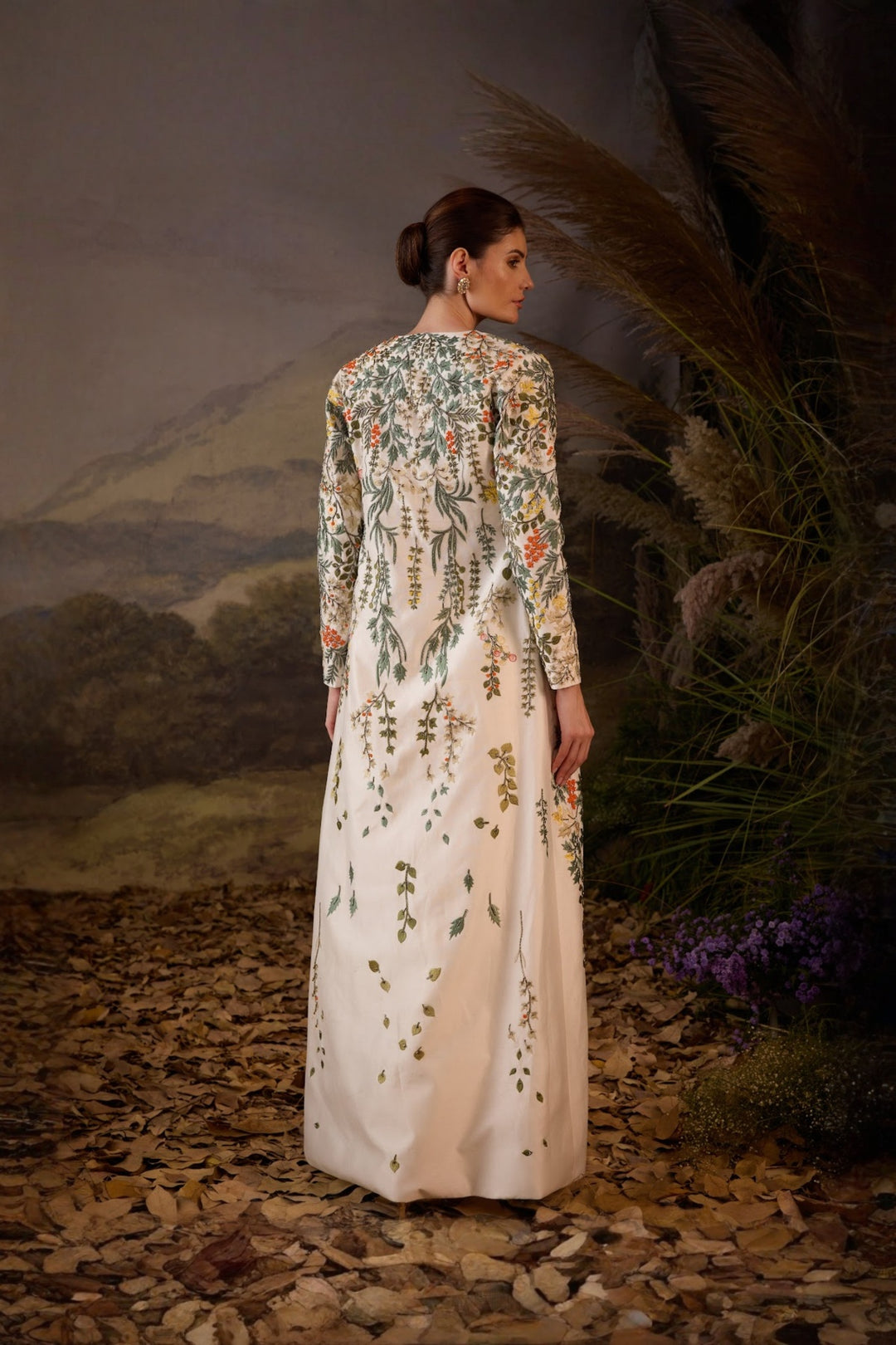 Embroidered Jacket With &amp; Bustier
