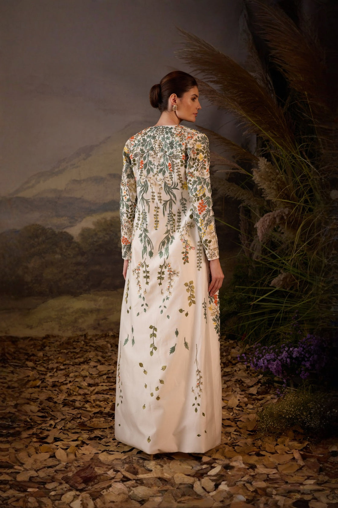Embroidered Jacket With & Bustier