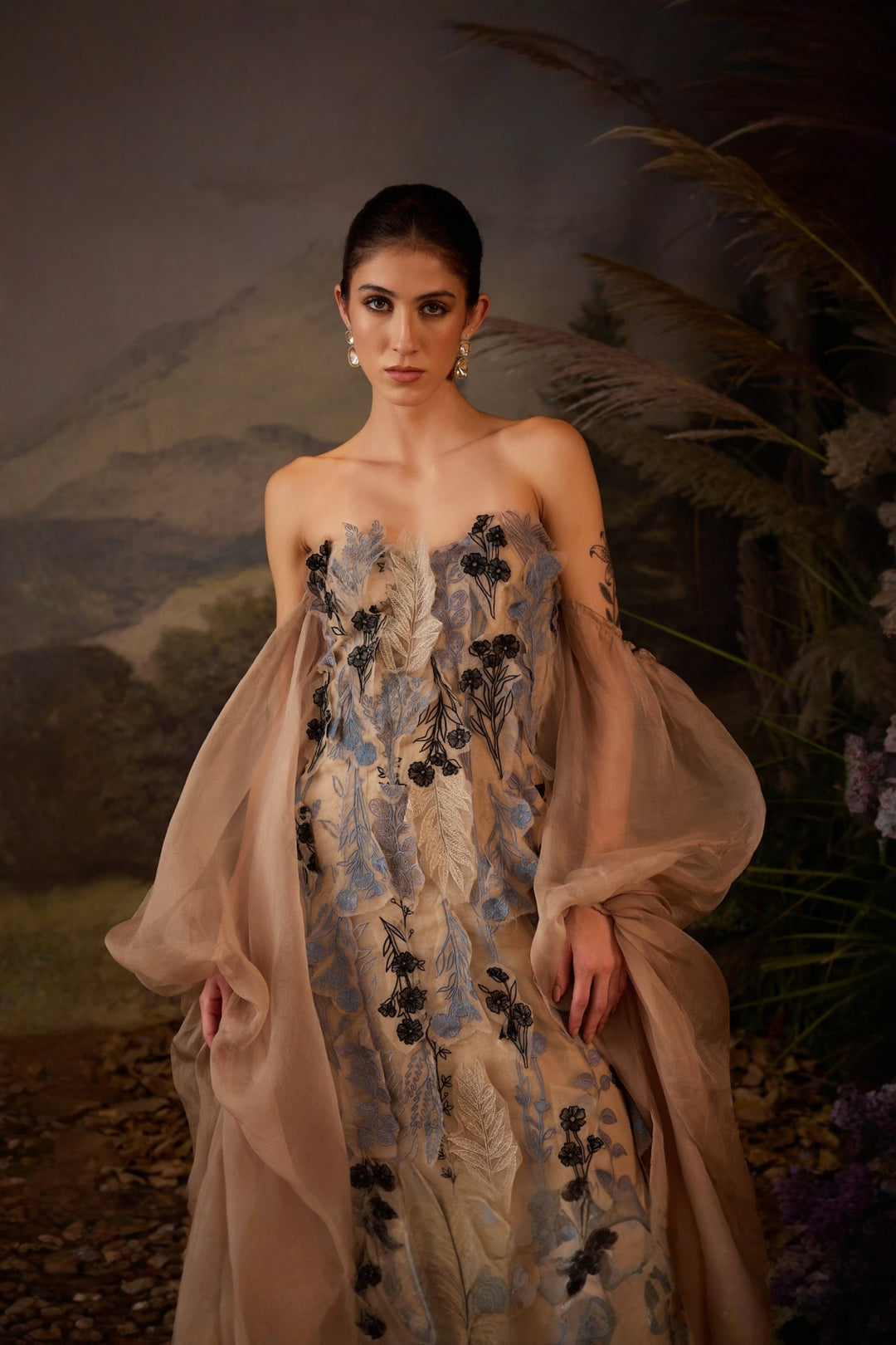 Ivory Secret Garden Petal Gown