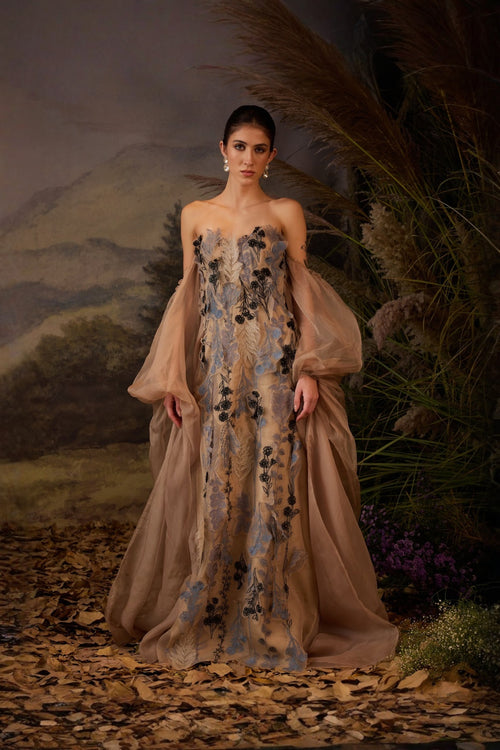 Ivory Secret Garden Petal Gown
